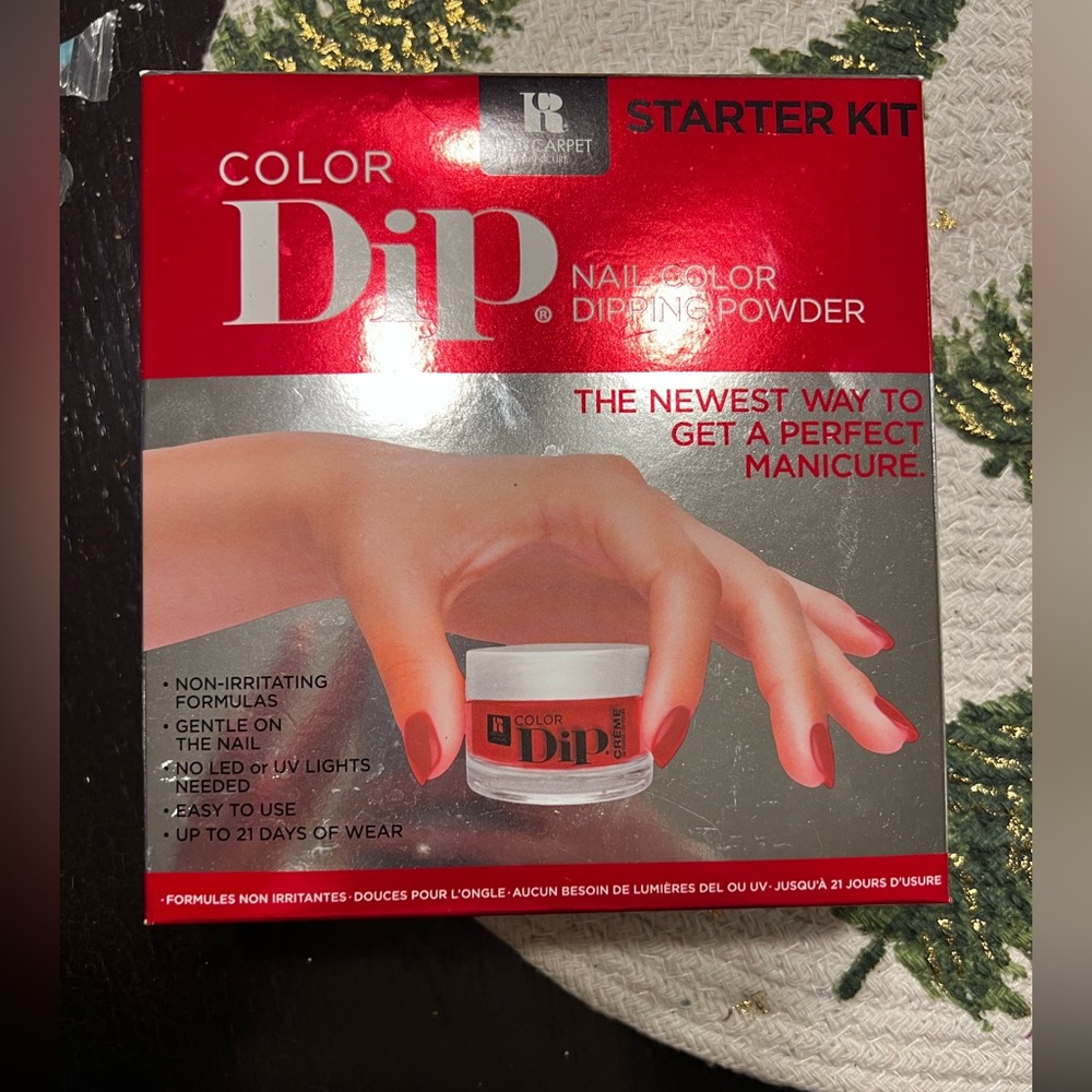 Red Carpet Manicure Dip nail set NIB